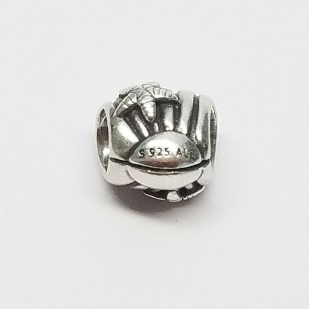Authentic Pandora Sterling Silver Seashell Bead - image 5